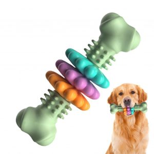 Indestructible Dog Bone Chew Toy for All Breeds