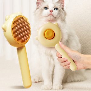 Cat & Dog Grooming Comb – Hair Removal Brush and Massage Tool